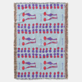 抽象芸術 スローブランケット (正面縦)