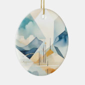 抽象芸術 セラミックオーナメント (右)