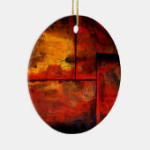 抽象芸術 セラミックオーナメント (右)