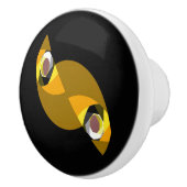 抽象芸術 セラミックノブ (右)