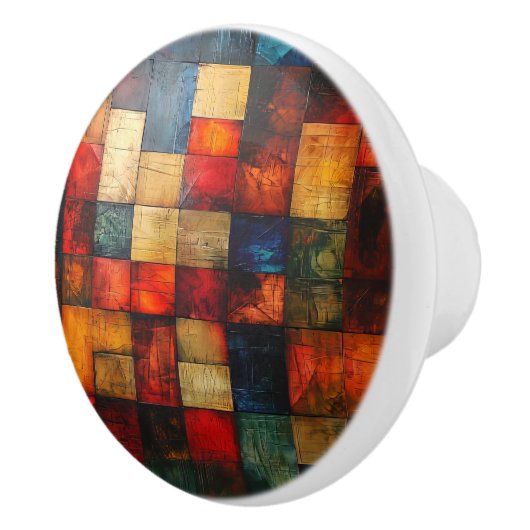 抽象芸術 セラミックノブ (右)