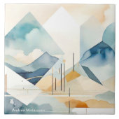 抽象芸術 タイル (正面)