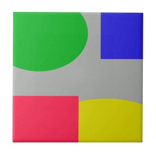 抽象芸術 タイル (正面)