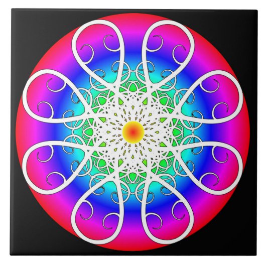 抽象芸術 タイル (正面)