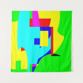 抽象芸術 タペストリー (正面(横))