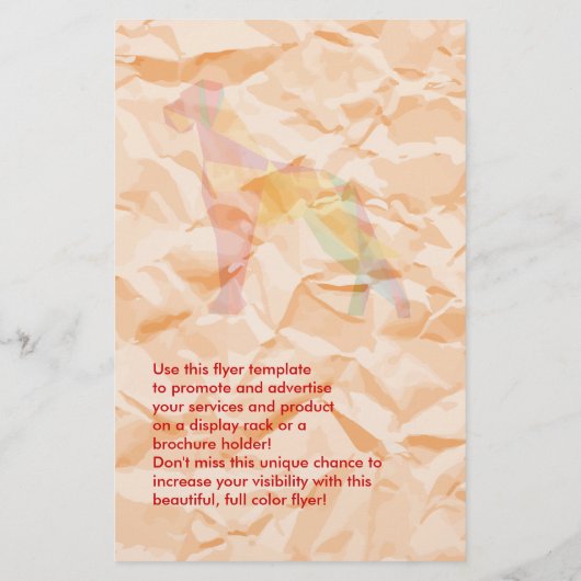 抽象芸術 チラシ (裏面)