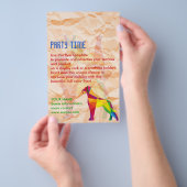 抽象芸術 チラシ (ハンドル)