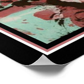 抽象芸術：チンパンジー「コンゴ」 1950年代 ポスター (角)