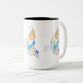 抽象芸術 ツートーンマグカップ (正面右)