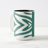 抽象芸術 ツートーンマグカップ (正面左)