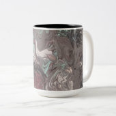 抽象芸術 ツートーンマグカップ (正面右)