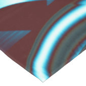 抽象芸術・テープ上の青いシアンの色合いが濃い赤 テーブルクロス (アングル)