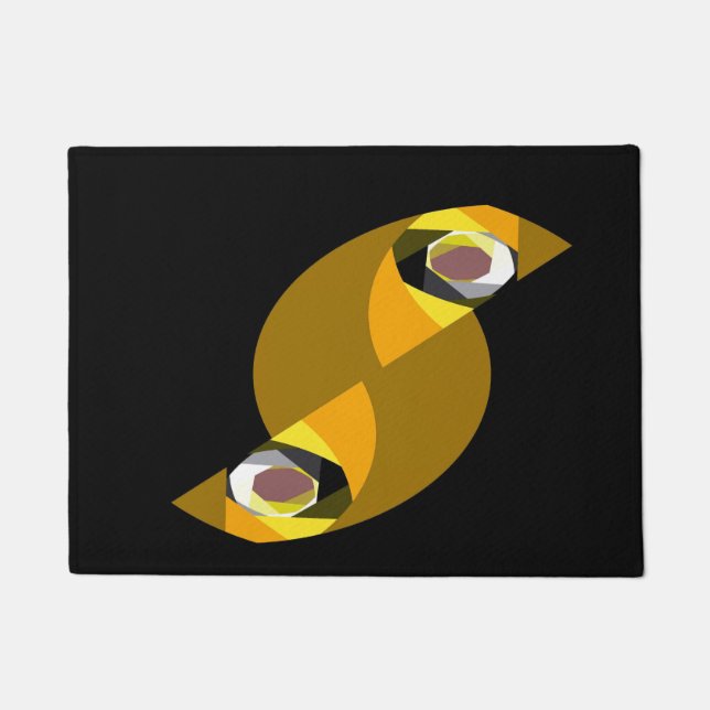 抽象芸術 ドアマット (正面)