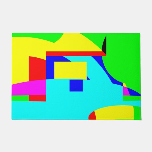 抽象芸術 ドアマット (正面)