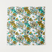 抽象芸術・ドードル タペストリー (正面(横))