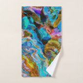 抽象芸術 バスタオルセット (ハンドタオル)