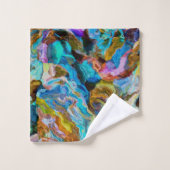 抽象芸術 バスタオルセット (ウォッシュタオル)