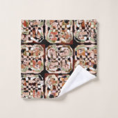 抽象芸術 バスタオルセット (ウォッシュタオル)