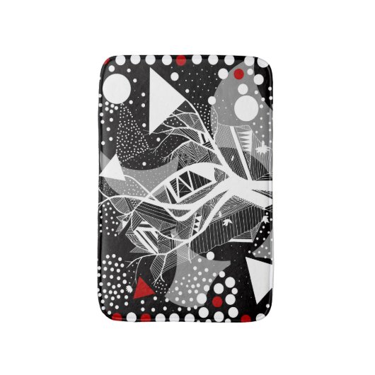 抽象芸術 バスマット (正面縦)