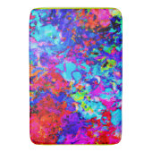 抽象芸術・パターンの魅惑的なカラー・スキーム バスマット (正面縦)