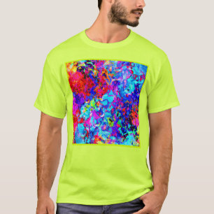 抽象芸術・パターンの魅惑的なカラー・スキーム Tシャツ
