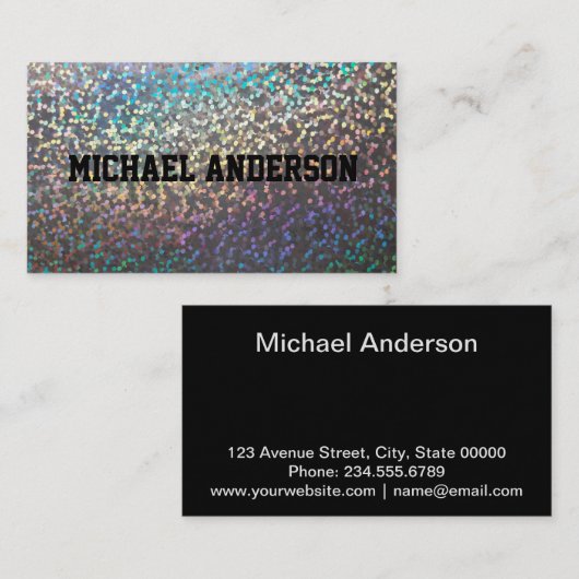 抽象芸術、パターンモダン、 名刺 (正面/裏面)
