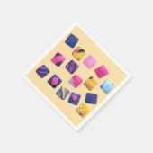 抽象芸術,パターン,最高のパブリク,クール,カラフル, スタンダードカクテルナプキン (角)