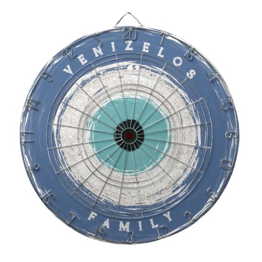 抽象芸術 パーソナライズされた ダーツボード (正面)