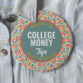 抽象芸術 |ヒントを参照 |大学のお金 缶バッジ (インサイチュ)