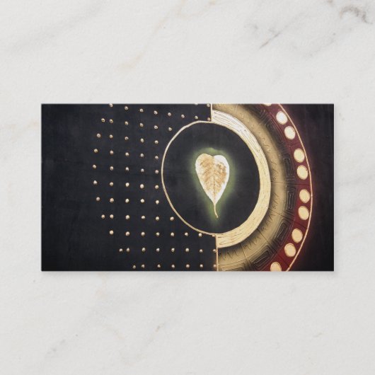 抽象芸術・ビジネス/プロファイル・カード 名刺 (正面)