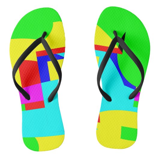 抽象芸術 ビーチサンダル (ソール)