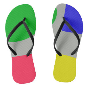 抽象芸術 ビーチサンダル