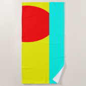 抽象芸術 ビーチタオル (正面)