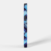  抽象芸術・ピクセル・パターン背景ピクセル，抽象芸術, iPhoneケース (右側面)