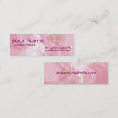 抽象芸術_ピンクスキニープロファイルカード スキニー名刺 (正面/裏面)