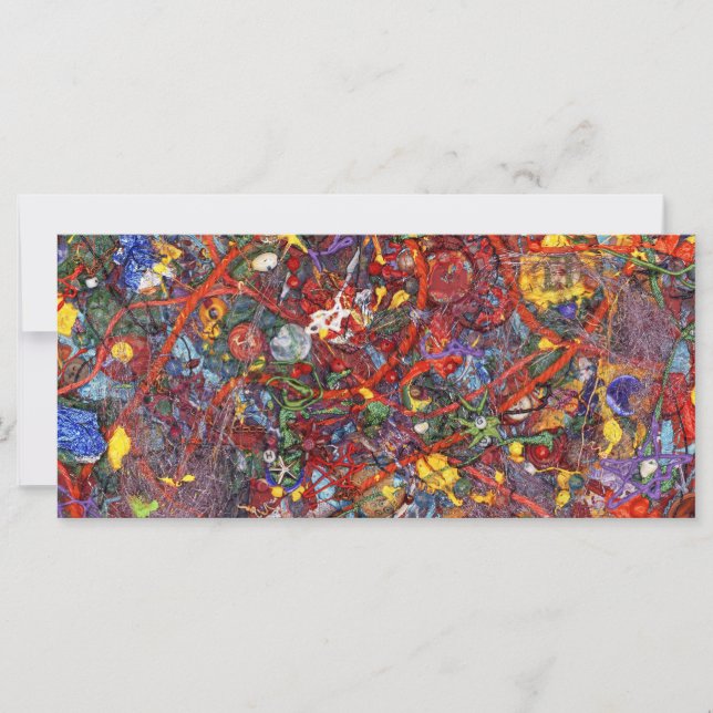 抽象芸術 – ファブリッ絵を描ク – 正気 (正面)