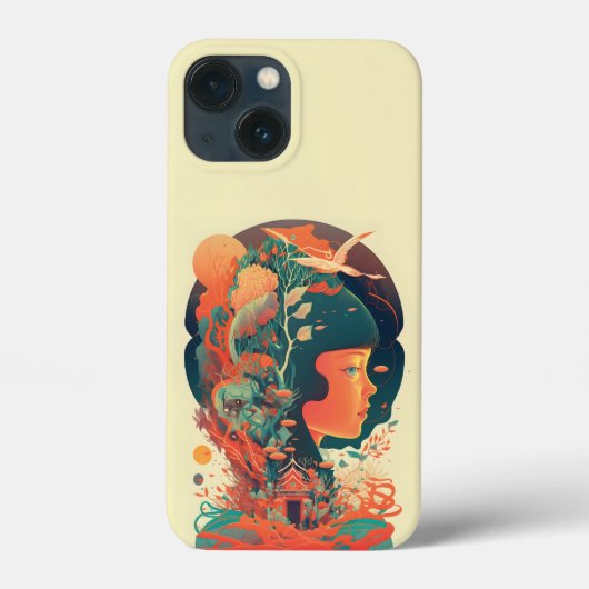 抽象芸術・ファンタジーズ・ワールド・オブ・インポッシブル・オブジェクト Case-Mate iPhoneケース (裏面)