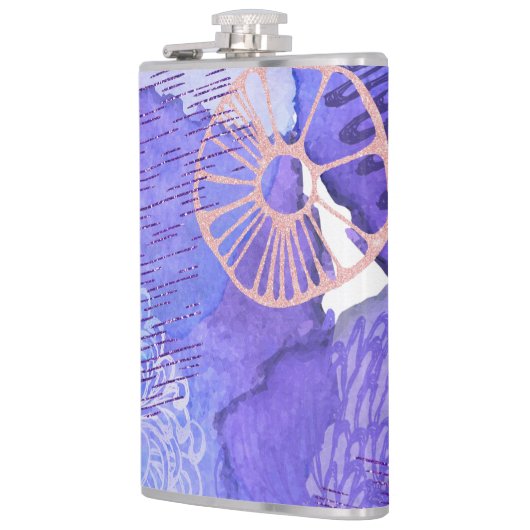 抽象芸術 フラスク (左)