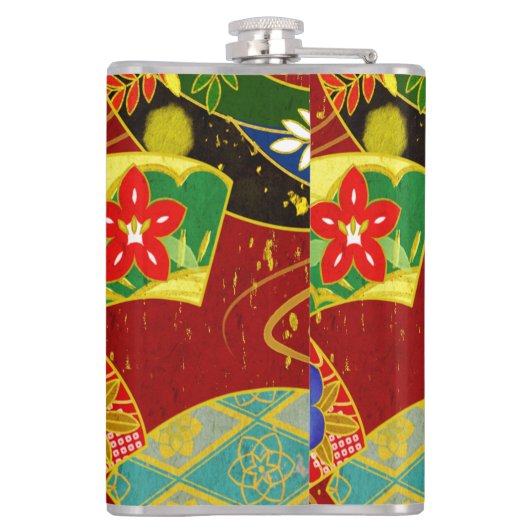 抽象芸術 フラスク (裏面)