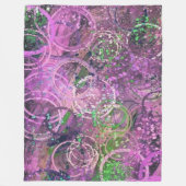 抽象芸術 フリースブランケット (正面)