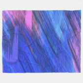 抽象芸術 フリースブランケット (正面(横))