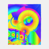 抽象芸術 フリースブランケット (正面)