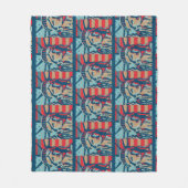 抽象芸術 フリースブランケット (正面)