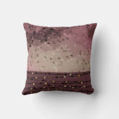 抽象芸術，ブラウン，ピンク，ピンク クッション (裏面)