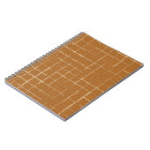 抽象芸術・ブラシstrによるシームレスな幾何学的パターン ノートブック (左側)