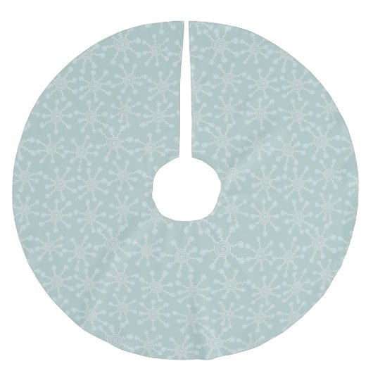 抽象芸術 ブラッシュドポリエステルツリースカート (正面)