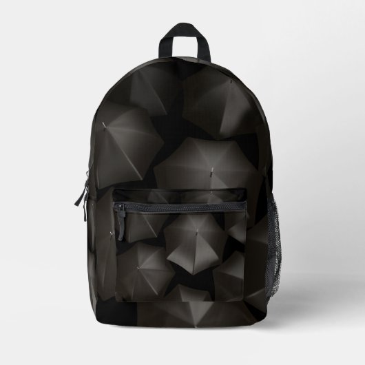 抽象芸術 プリントバックパック (正面)