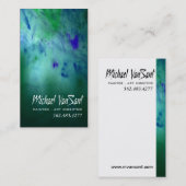 "抽象芸術"ペインター、アートディレクターグラフィックアーティスト、 名刺 (正面/裏面)
