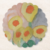 抽象芸術 ペーパーコースター (正面)