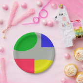 抽象芸術 ペーパープレート (パーティー)